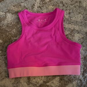 Pink Wilo Sports Bra